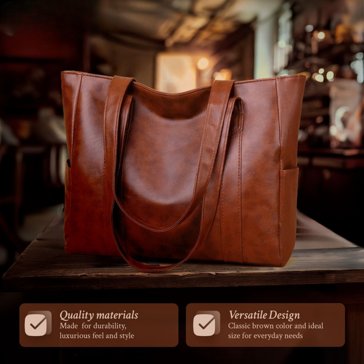 Susan - Minimalistische Luxus-Leder-Umhängetasche