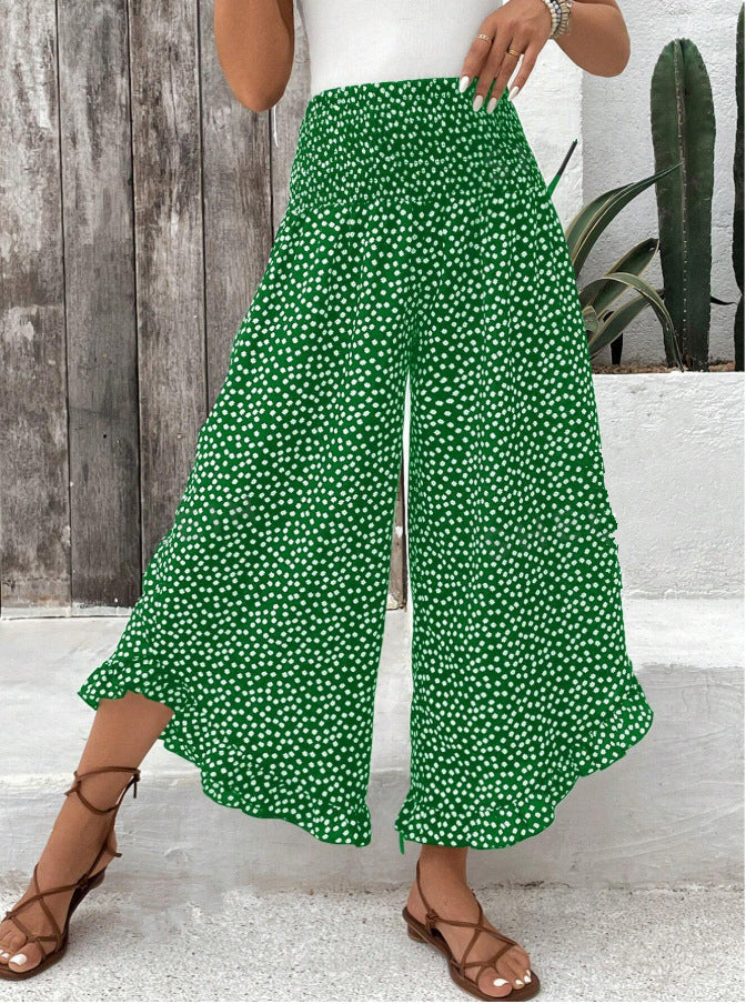 Avira - Luftige High-Waist Hose mit
