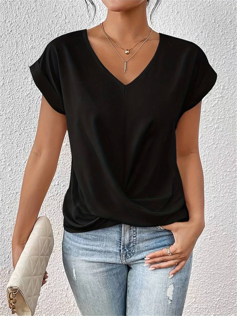 Zinnia - Lässiges T-Shirt mit kurzen