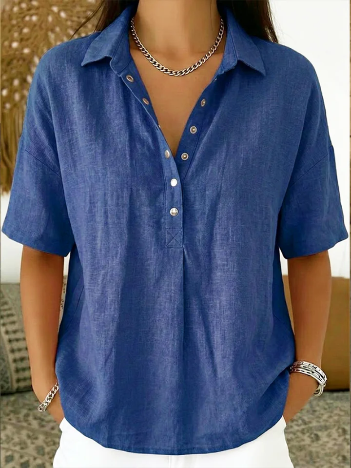Tessa - Bluse mit Kragen und