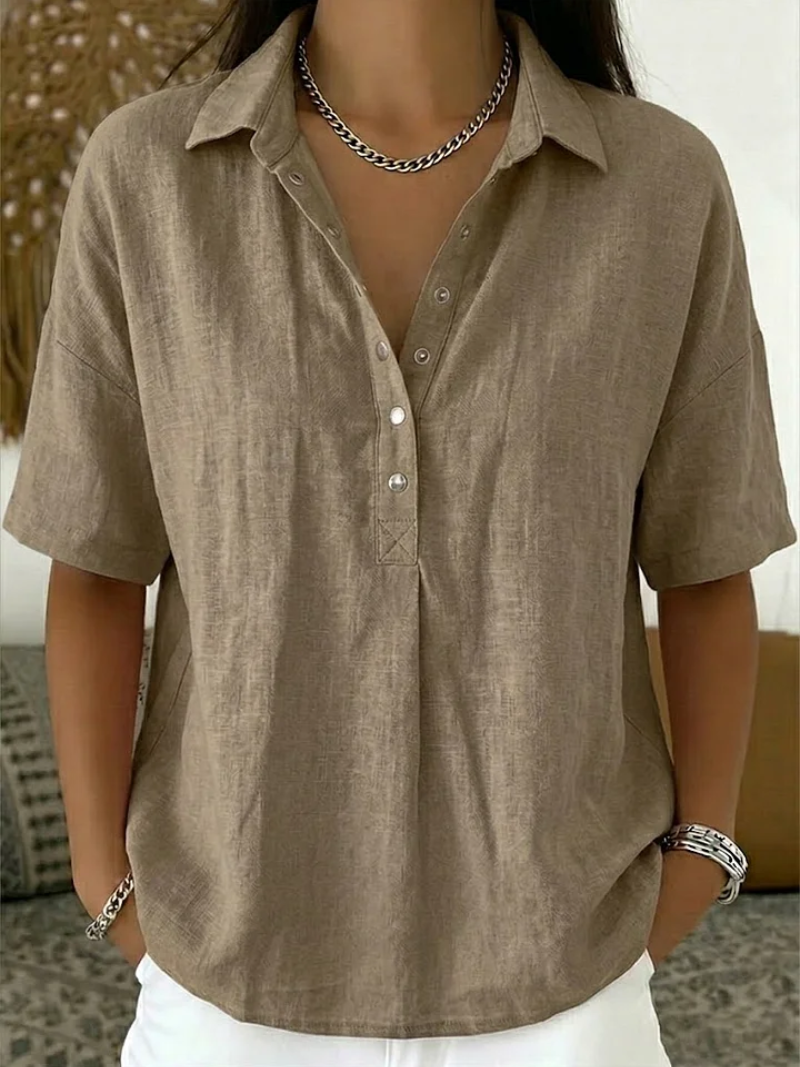Tessa - Bluse mit Kragen und