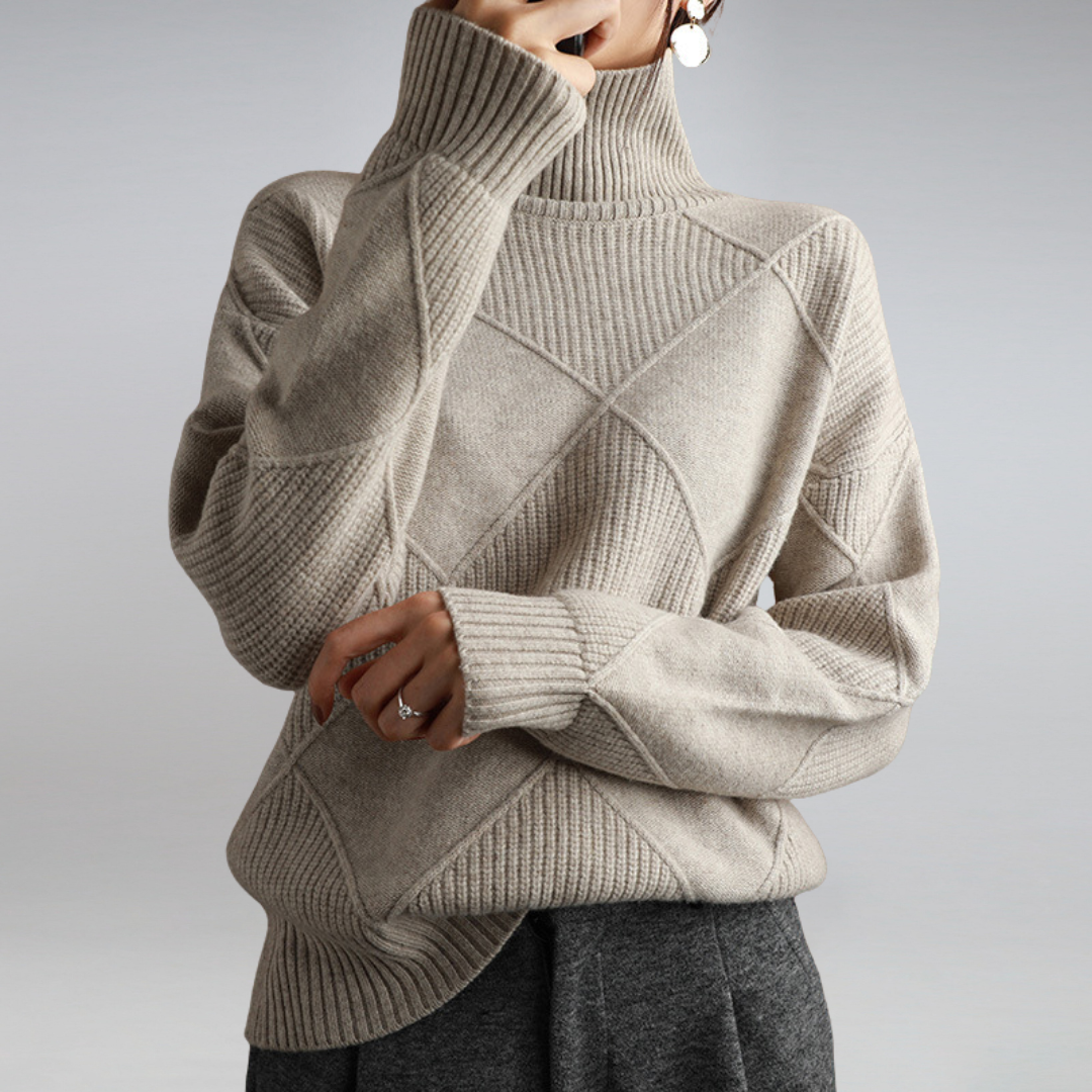 Amalia - Rollkragenpullover aus weichem Kaschmir