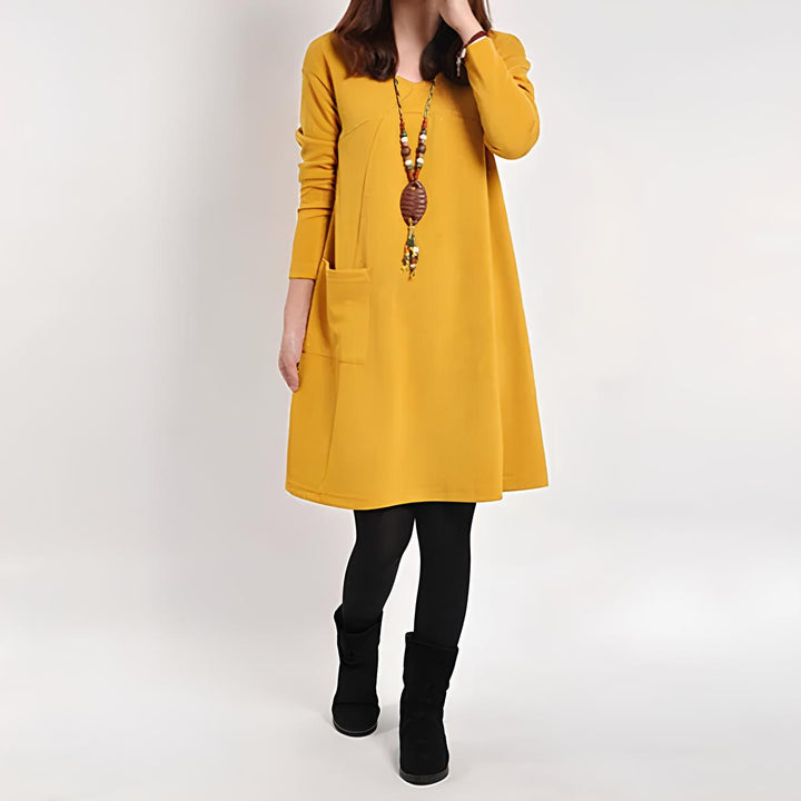 ILONA I KLASSISCHES PULLOVERKLEID