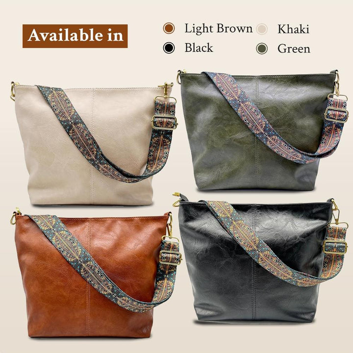 Linda - Leder-Umhängetasche mit Vintage-Charme
