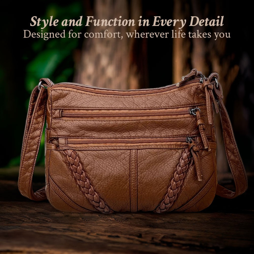 Ellen - Klassische Harmony Ledertasche