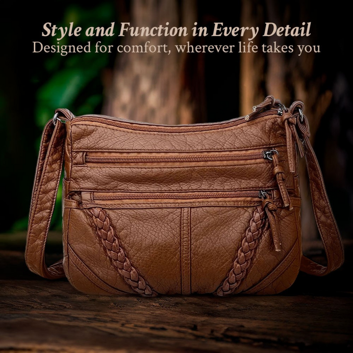 Ellen - Klassische Harmony Ledertasche