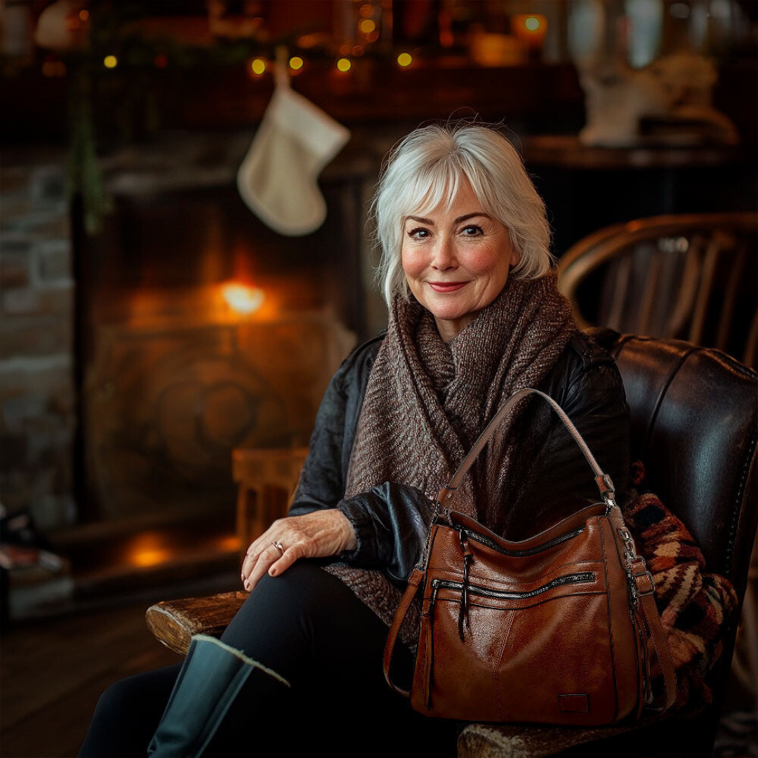 Muriel - Vintage-Charme Schultertasche