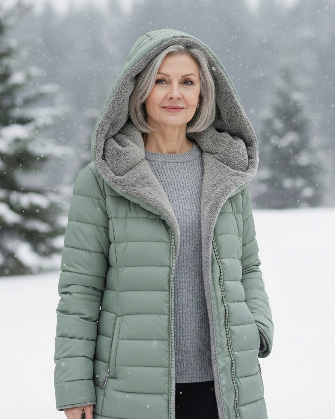 Clair - Puffer-Mantel mit Fleece-Futter