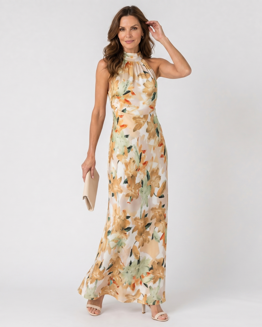 Cekel - Midikleid mit botanischem Print,