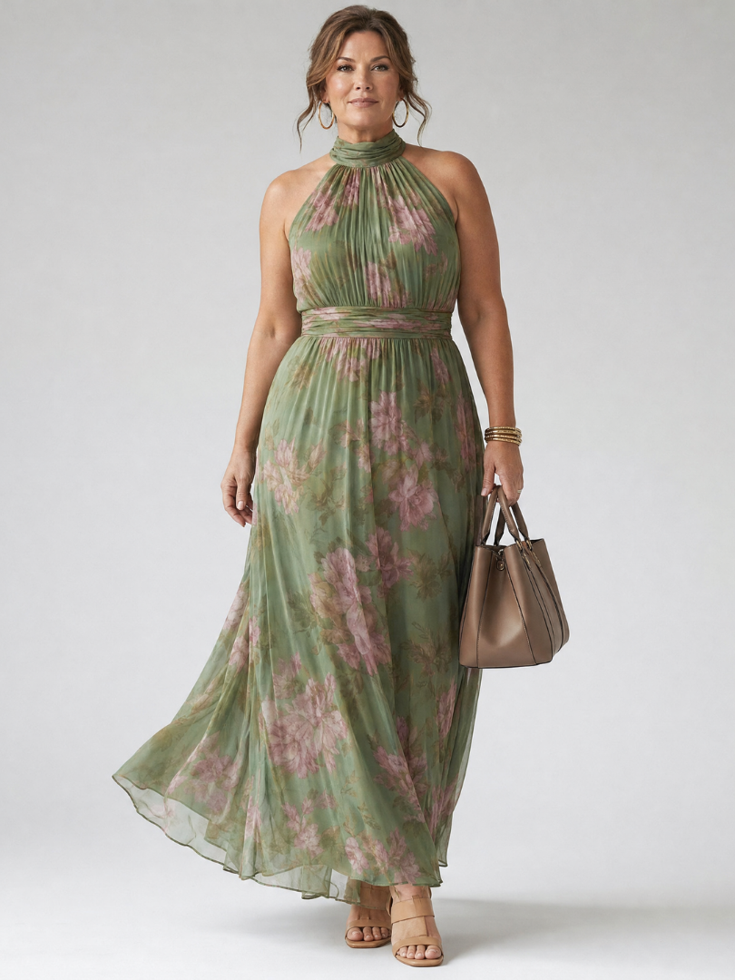 Mirelle - Midikleid mit gerafftem Träger