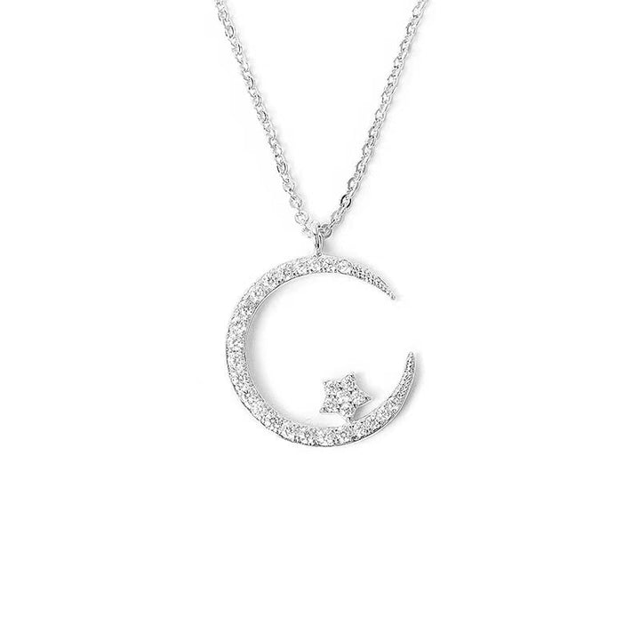 Celeste - Mond- & Stern-Halskette (1+1