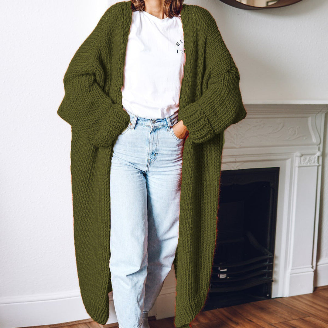 Sofia - Langer Strick-Cardigan mit lockerer