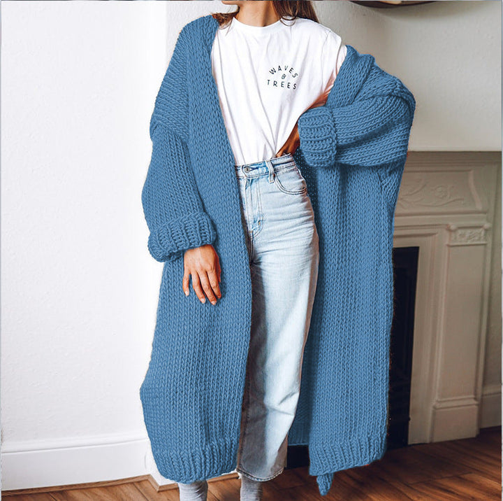 Sofia - Langer Strick-Cardigan mit lockerer