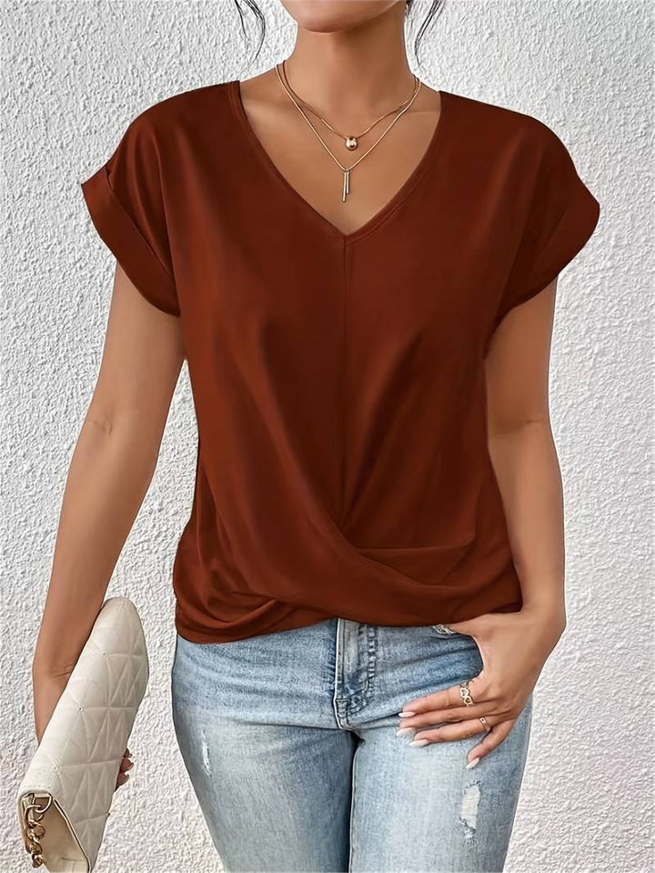 Zinnia - Lässiges T-Shirt mit kurzen