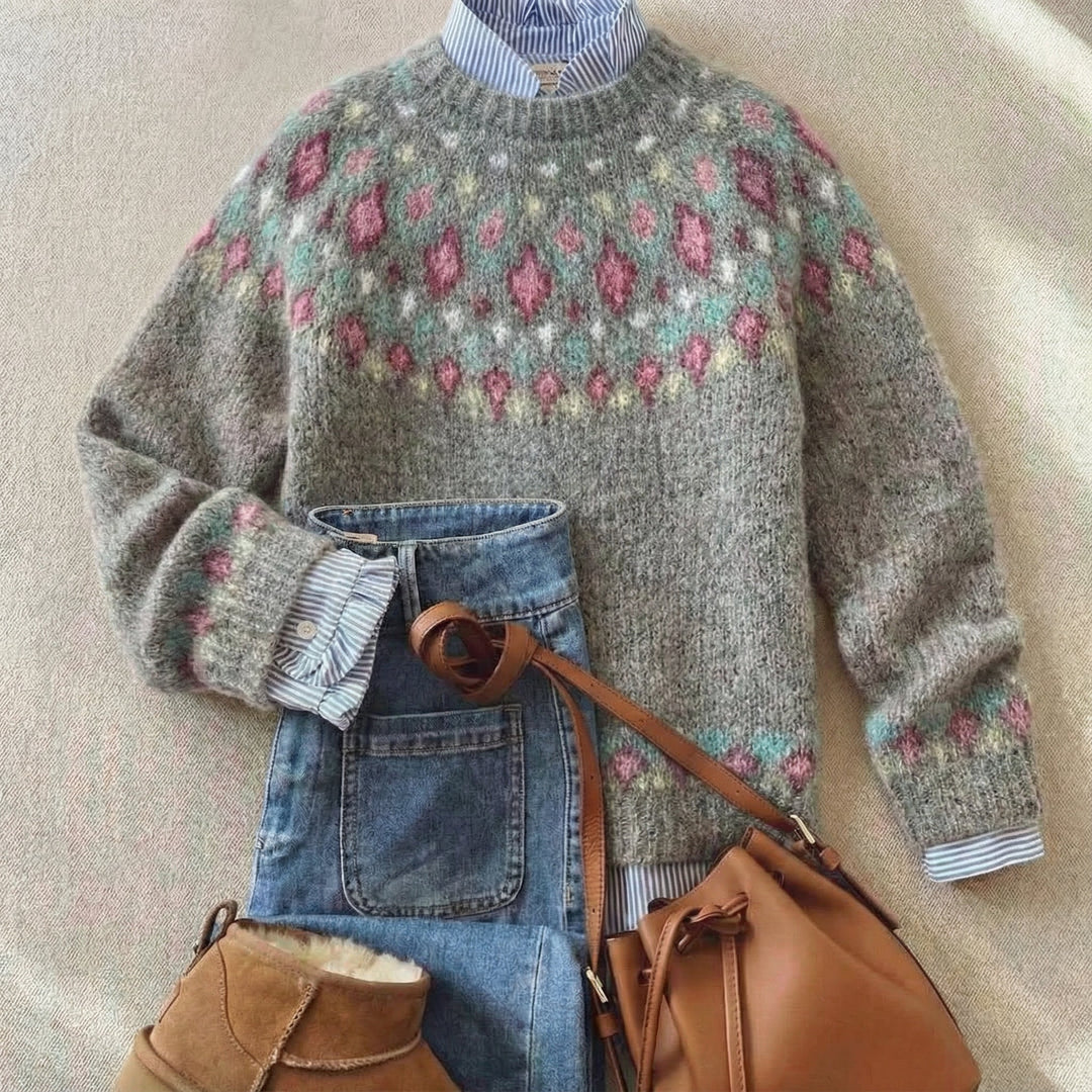 MARGOT - Nordischer Strickpullover