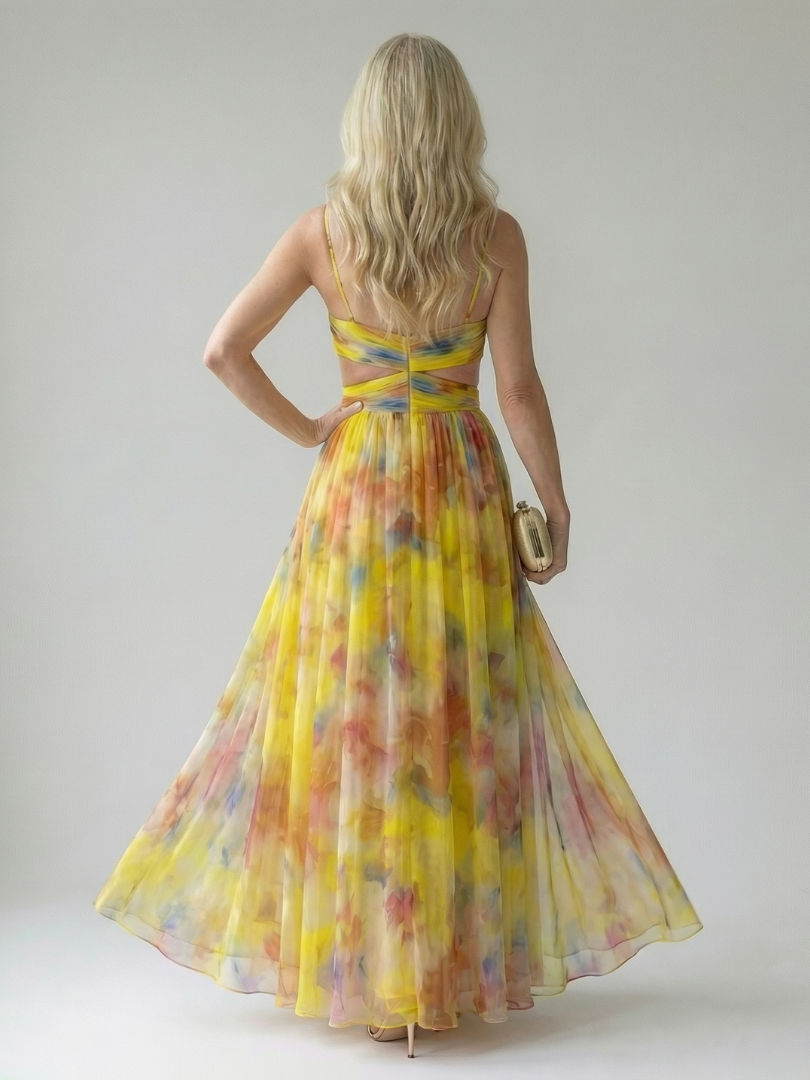 Isel - Weiches Wickel-Maxikleid