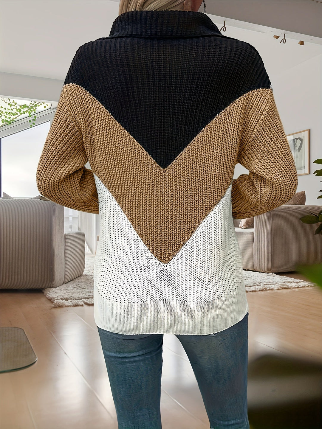 Kathrin - Langärmliger Strickpullover