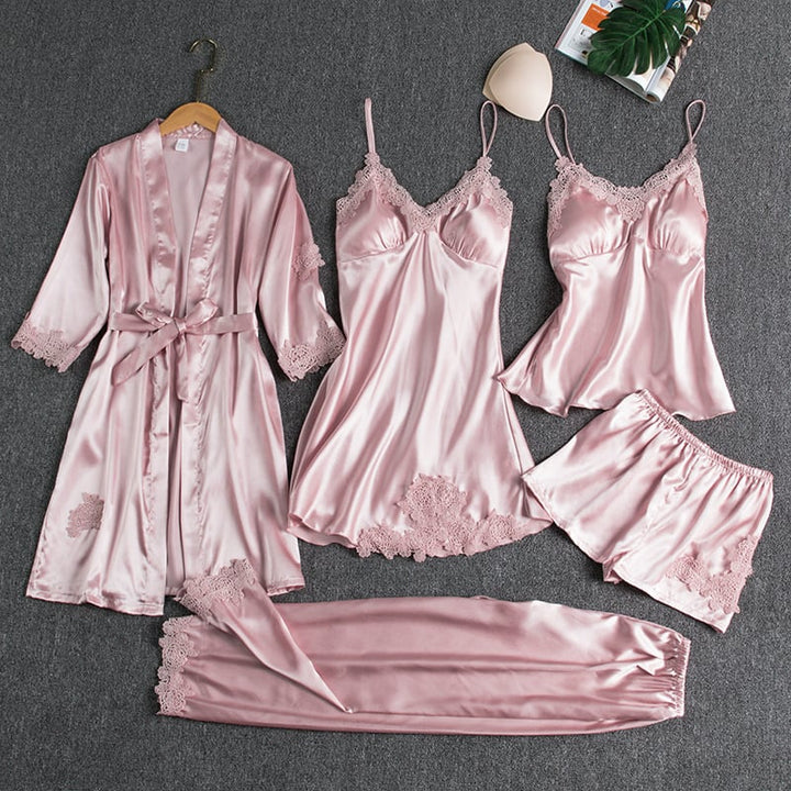 Dana - Elegantes Satin-Nachtwäsche-Set