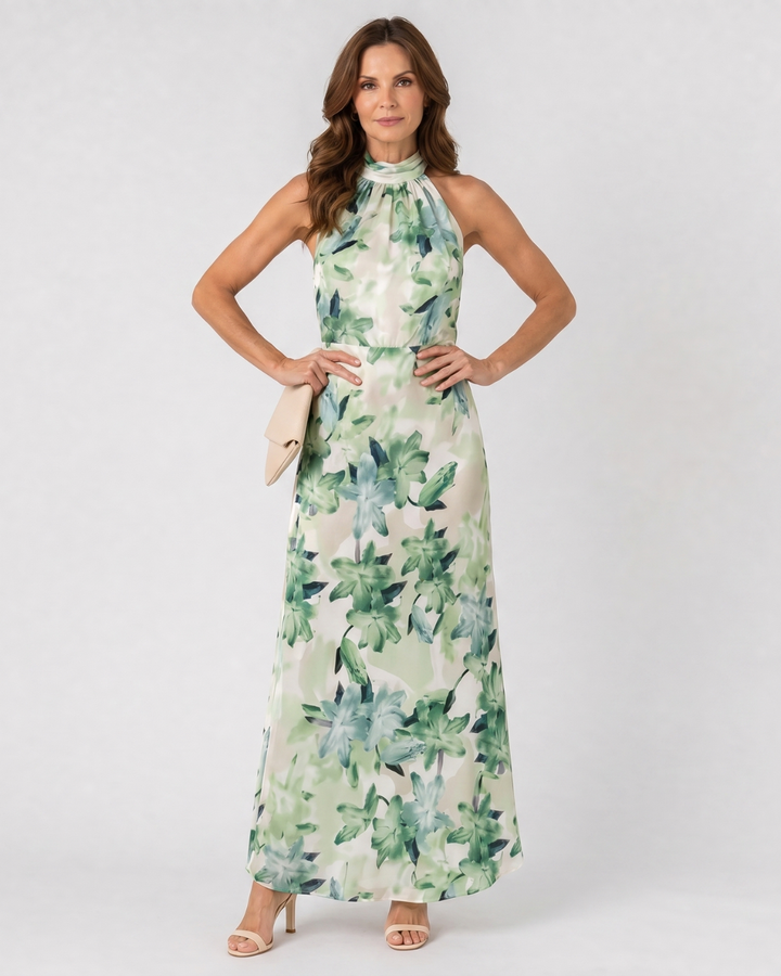 Cekel - Midikleid mit botanischem Print,