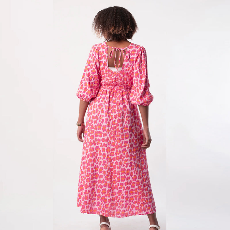 Sofie - Geblümtes Sommerkleid mit V-Ausschnitt