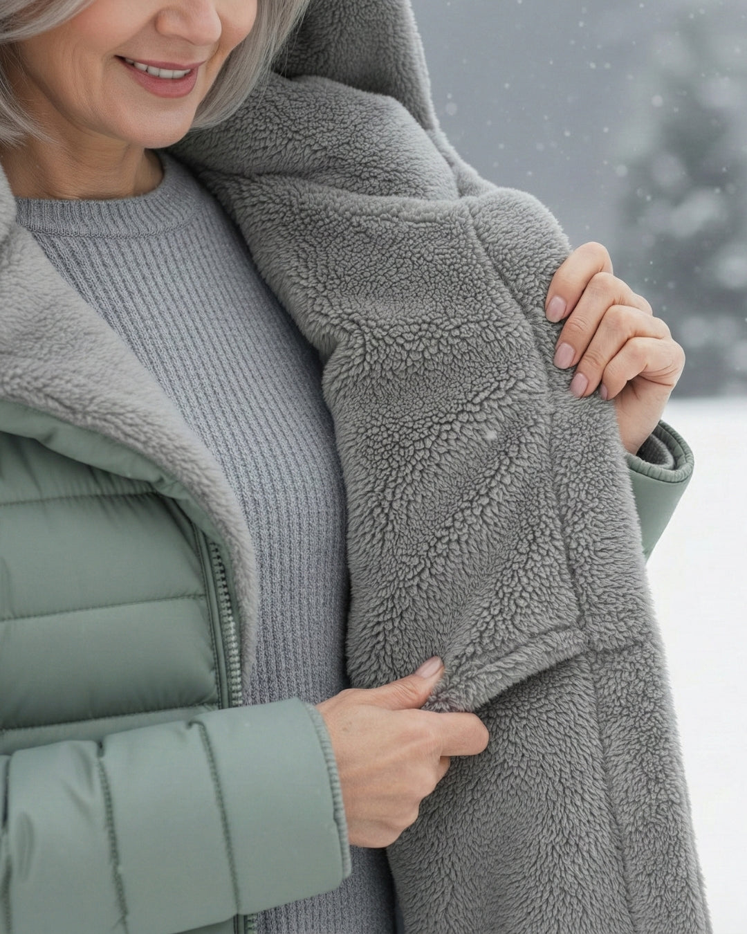 Clair - Puffer-Mantel mit Fleece-Futter