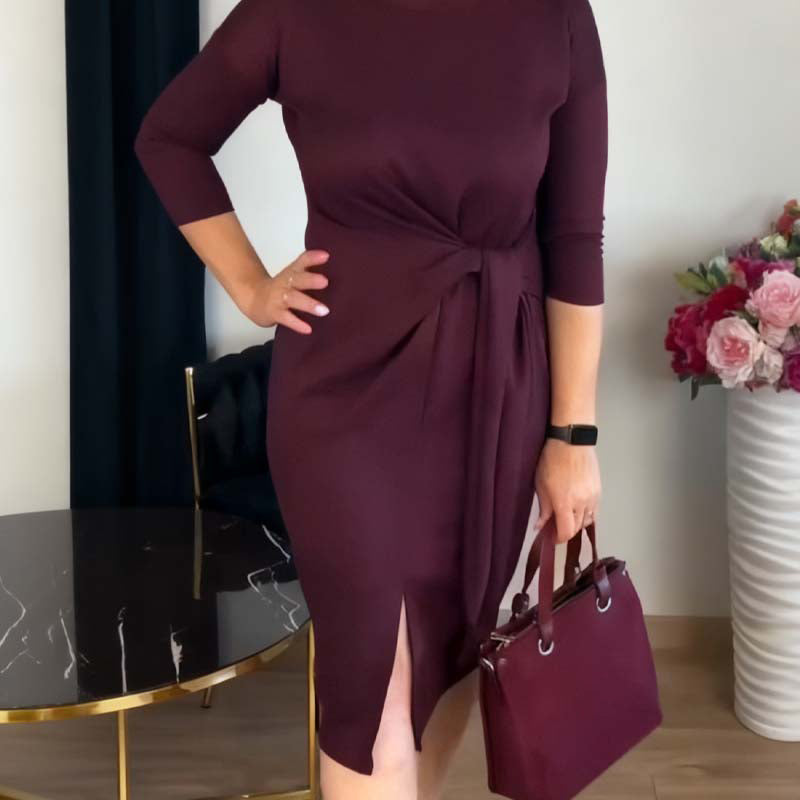 Seraphine - Elegantes Midikleid mit Taillenbindung