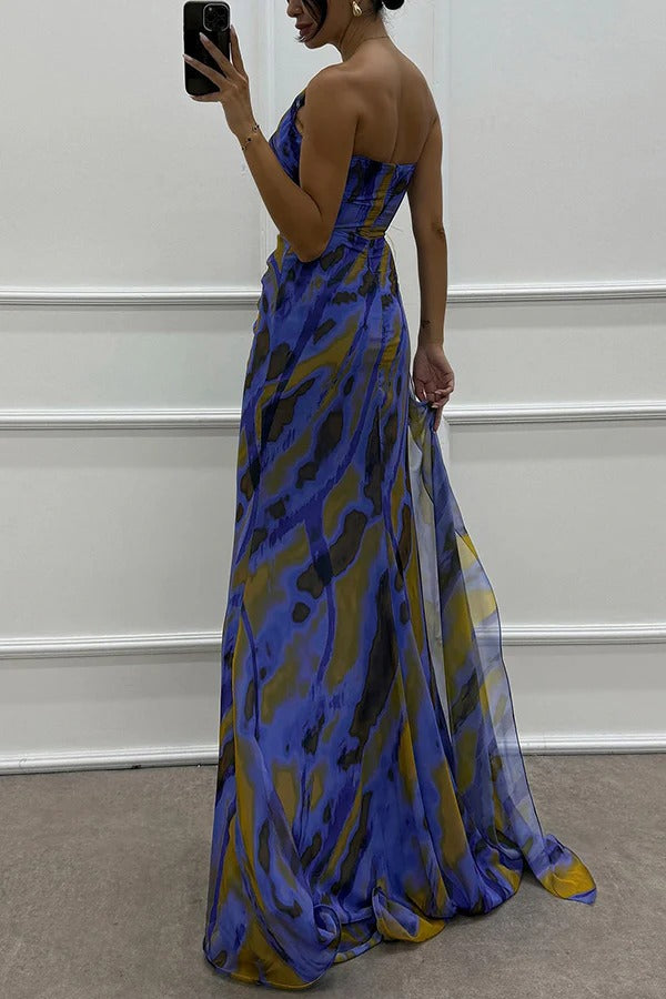 Mia - Vibrant Drapiertes Kleid