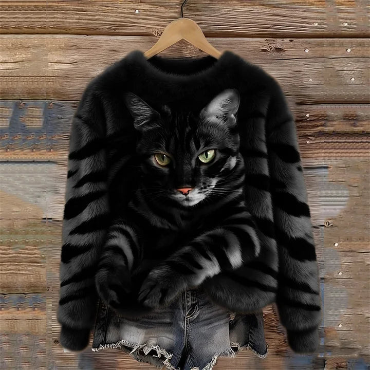 Jules - Weiches Sweatshirt mit Tigerstreifen