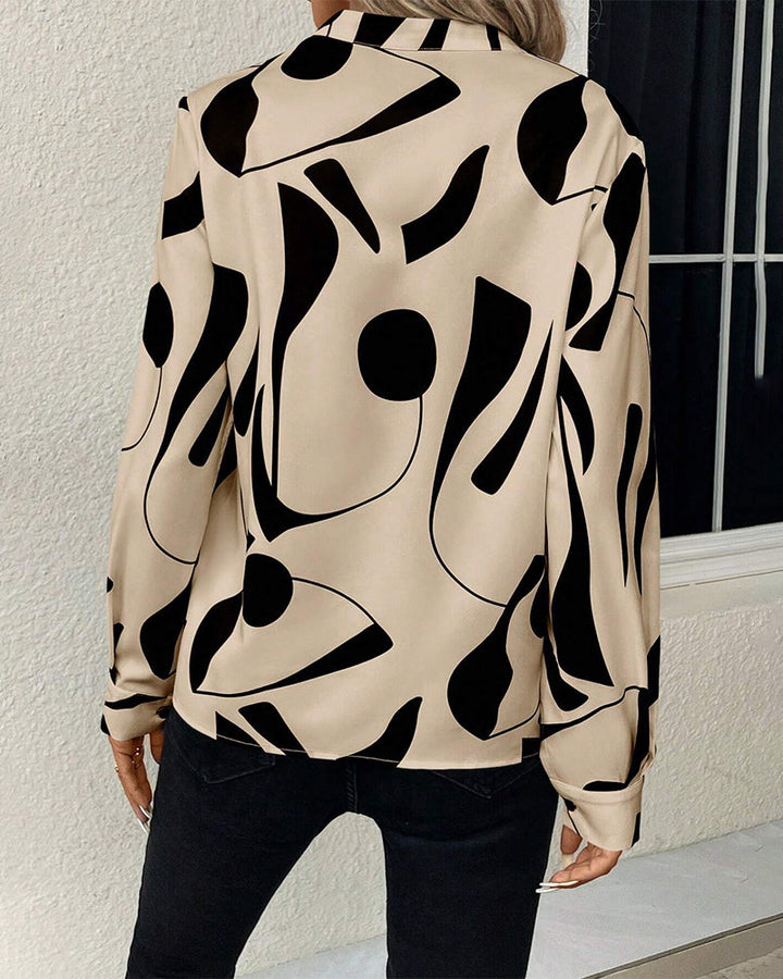 Rinan - Trendige stylische Bluse mit