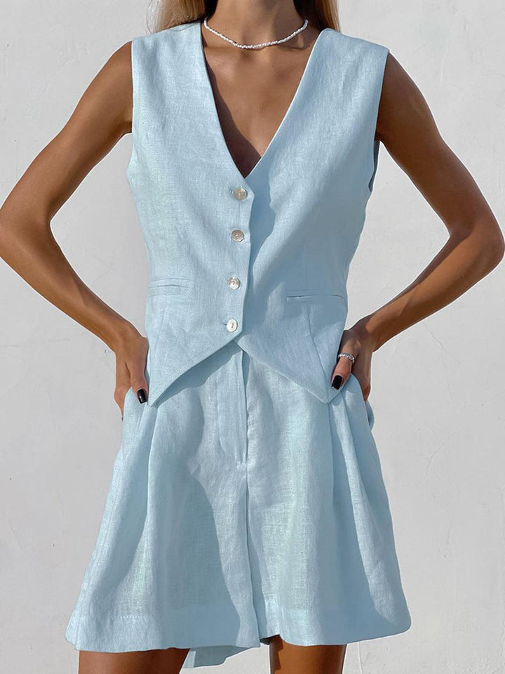 Sophia Cover-Up Zweiteiliges Shorts-Set