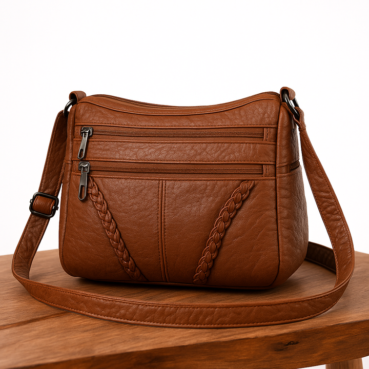 Ellen - Klassische Harmony Ledertasche