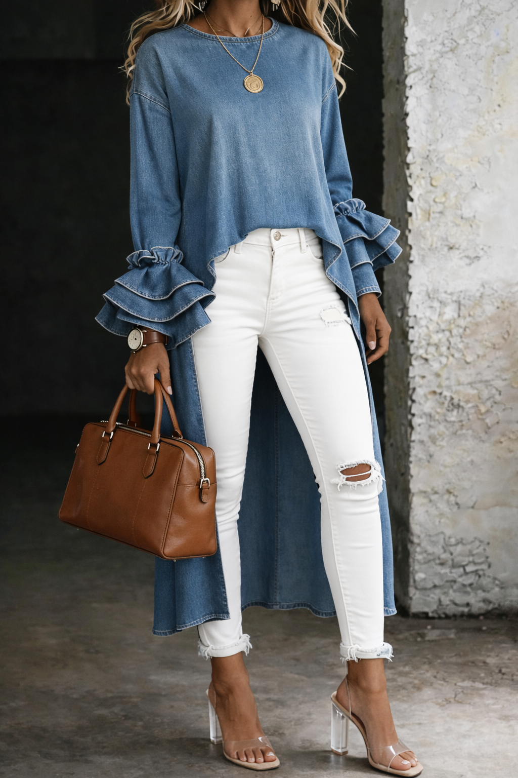 Ashley - Freizeithemd Top