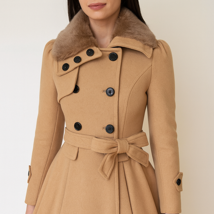 Yena - Schicker Trenchcoat mit veganem
