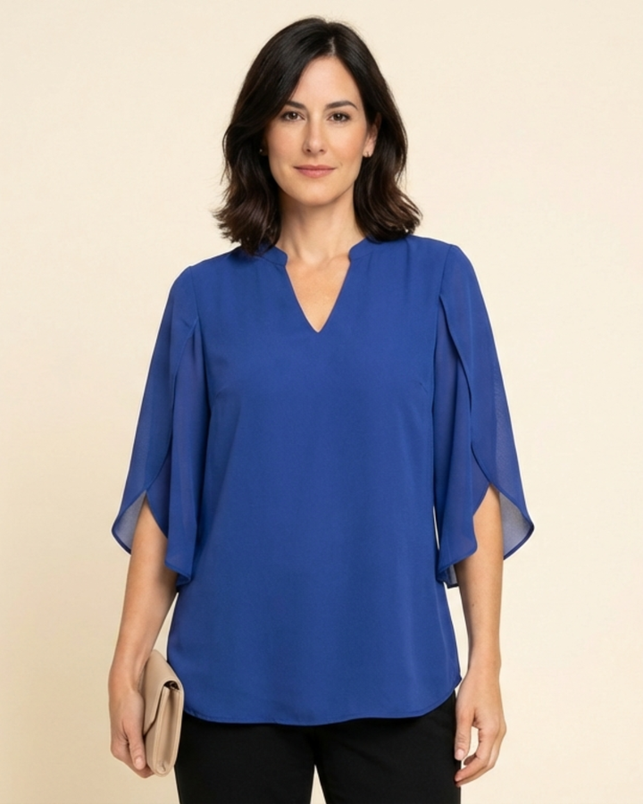 Zanyelle - Weich fallende Bluse in