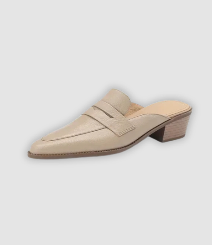 Mira - Ledersandalen mit Chunky-Heel