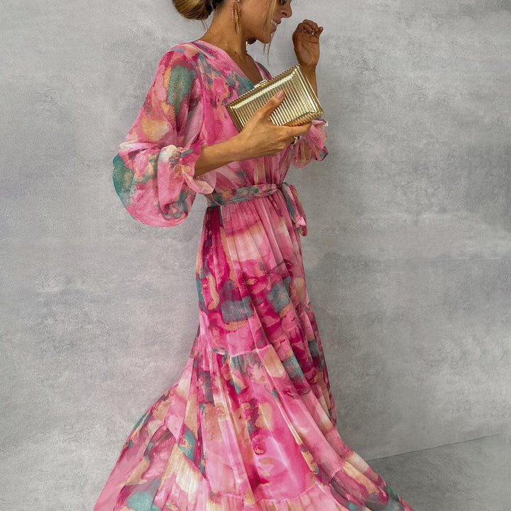 Hazel - Geblümtes Wickelkleid