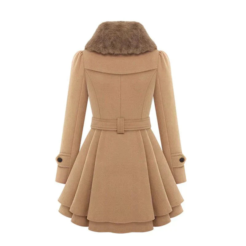 Yena - Schicker Trenchcoat mit veganem