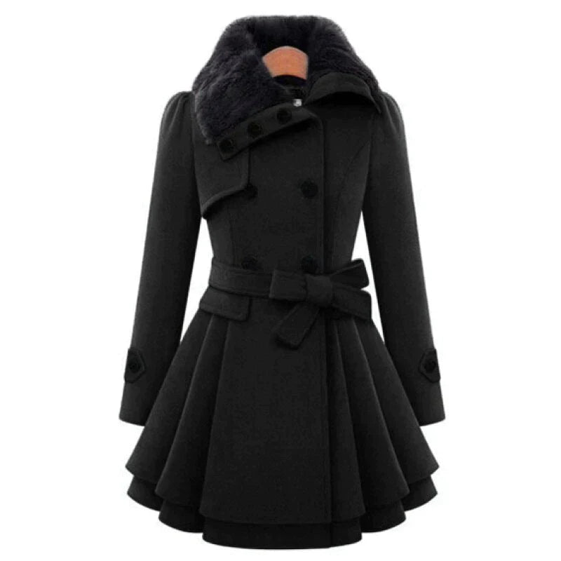 Yena - Schicker Trenchcoat mit veganem