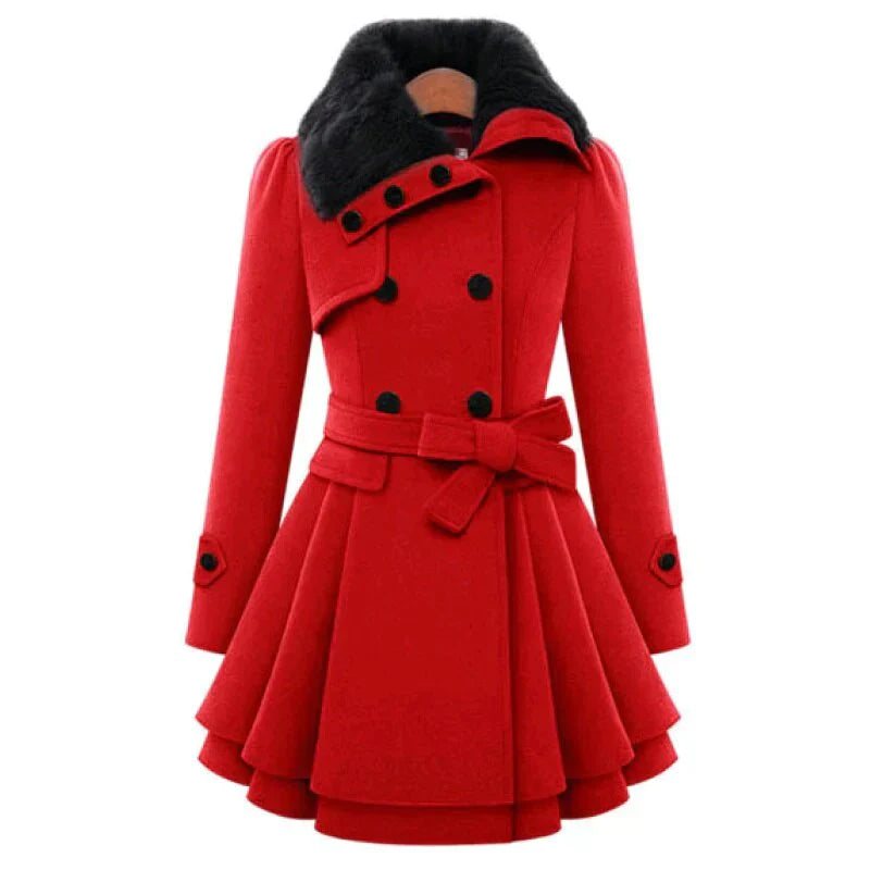 Yena - Schicker Trenchcoat mit veganem