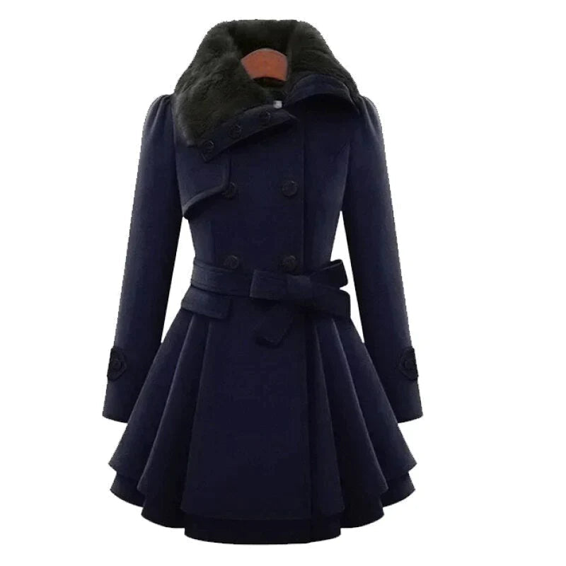 Yena - Schicker Trenchcoat mit veganem