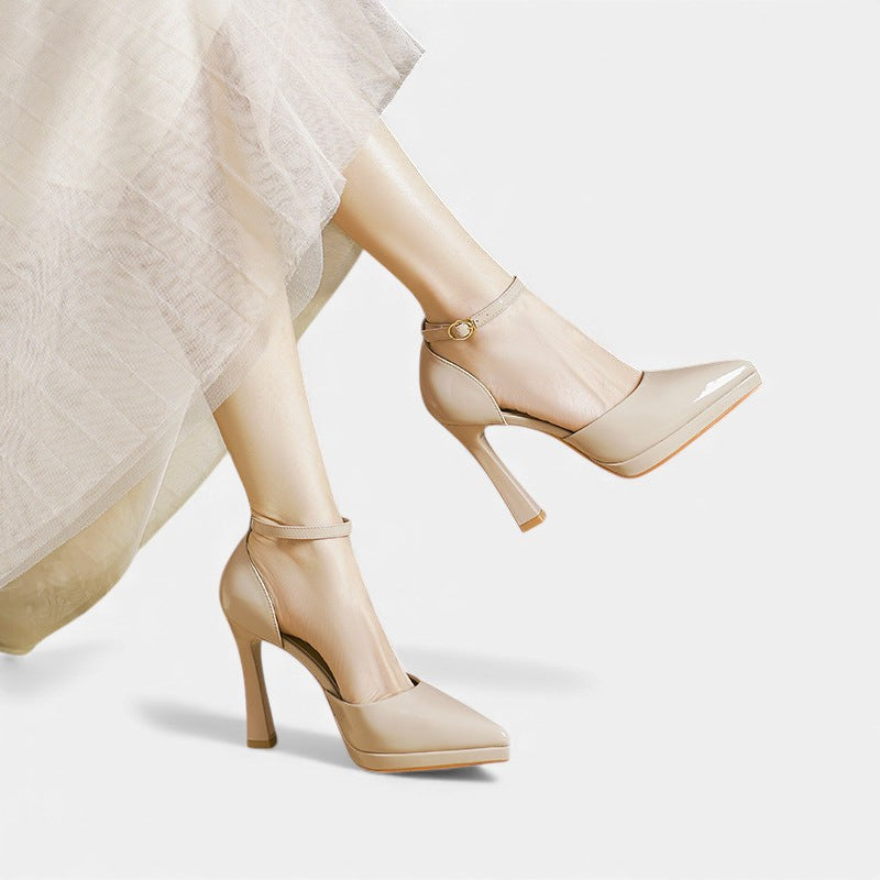Evette Leder Heels