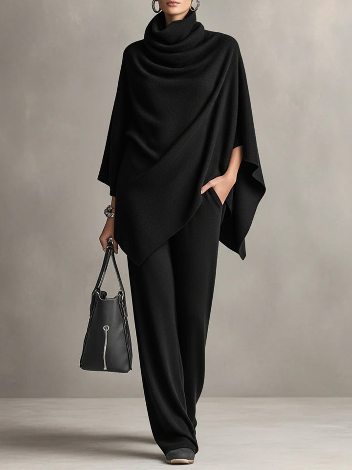 Draphelia - Elegantes, drapiertes Zweiteiler-Set