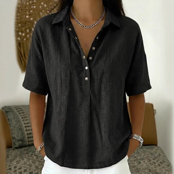 Tessa - Bluse mit Kragen und