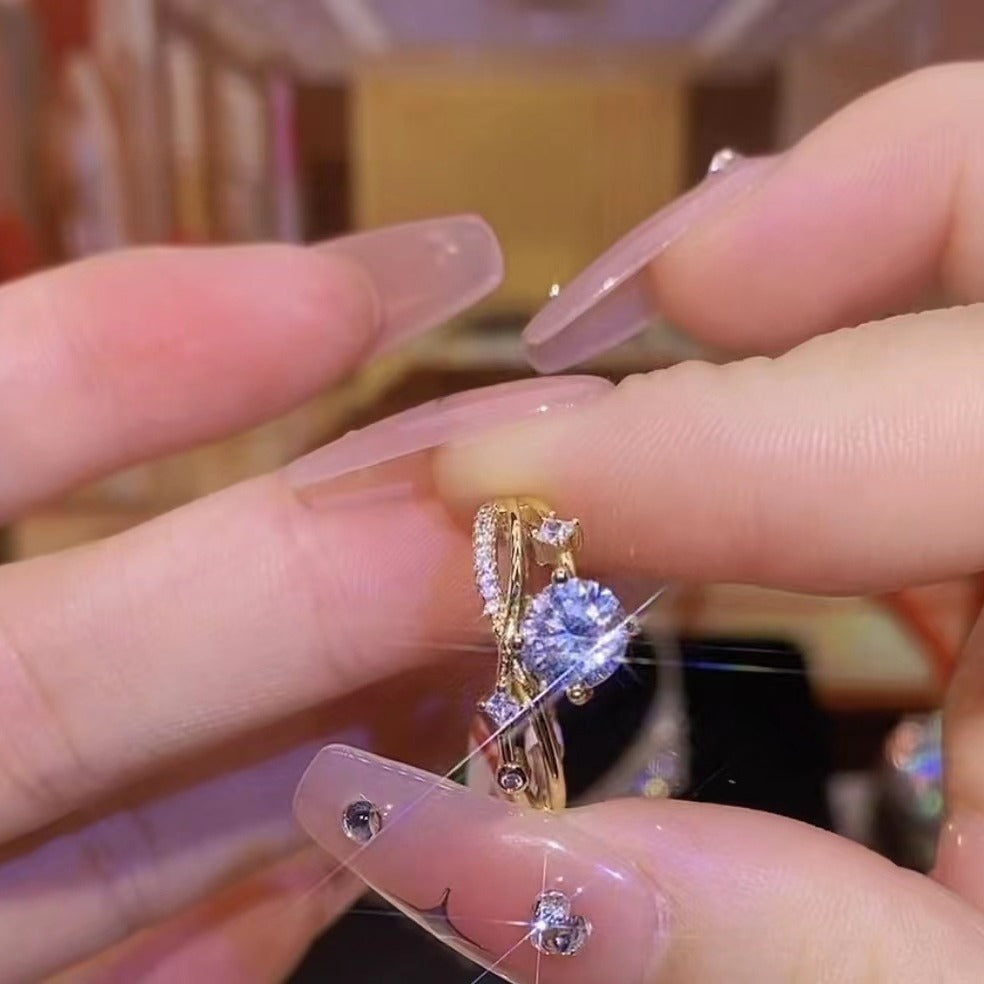 Radiant Grace Ring - Gemeinsam gegen Brustkrebs (1+1