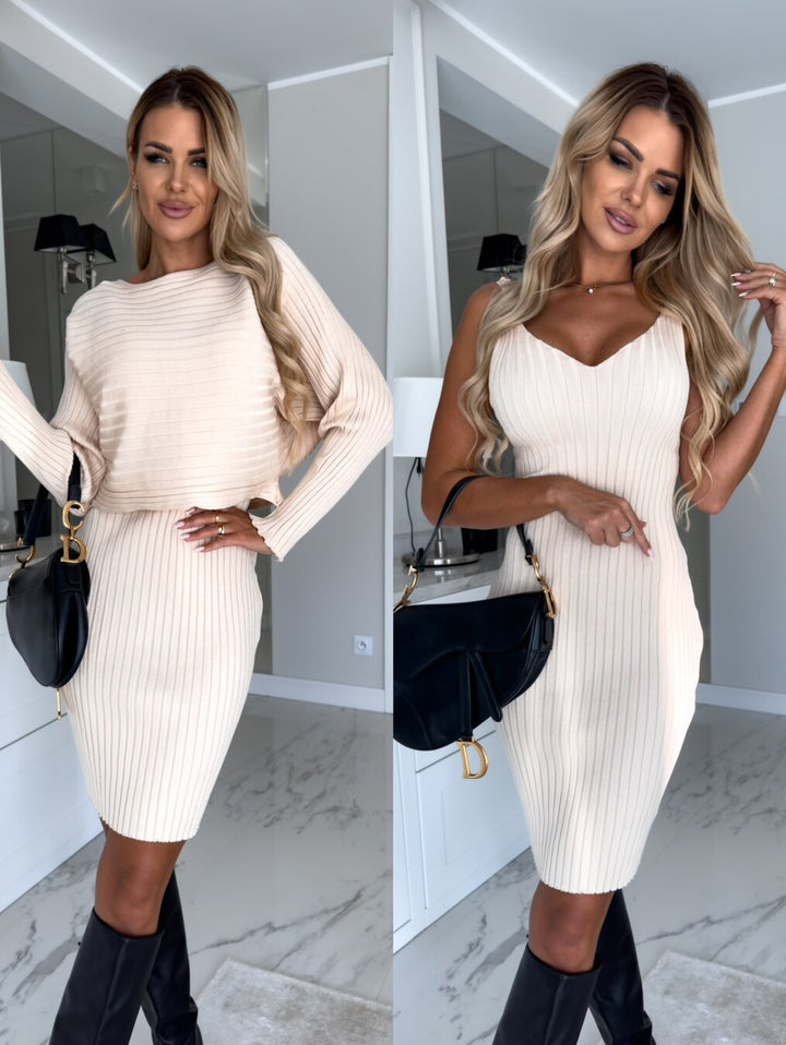 Kerstin - Kleid mit Langarm-Oberteil