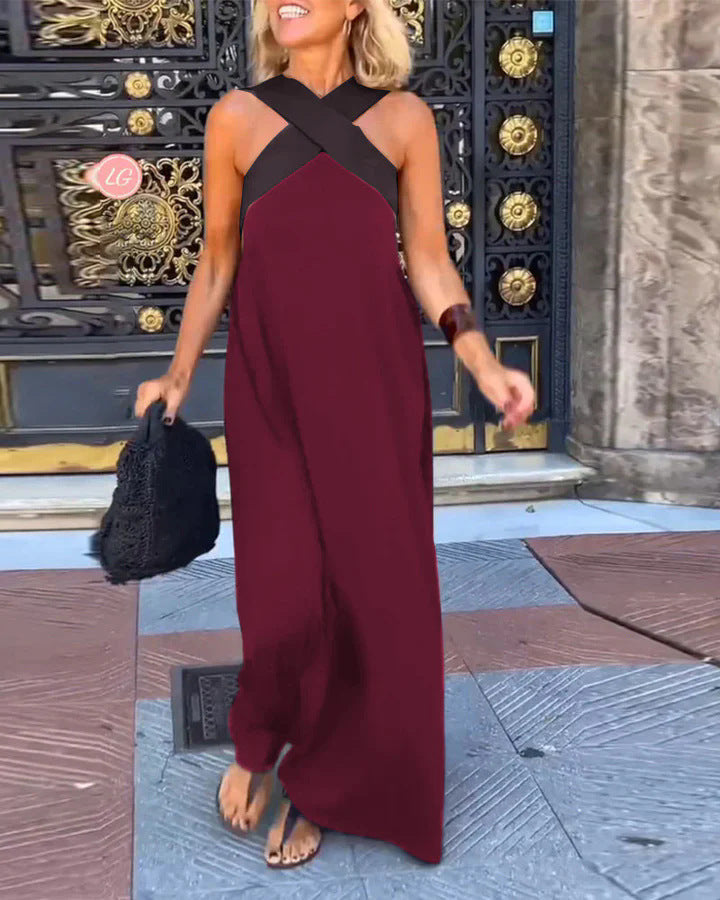 Delphine - Kleid mit überkreuztem Schnitt