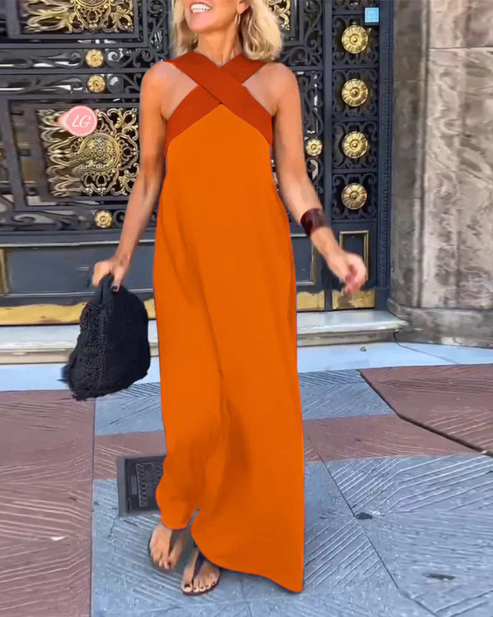 Delphine - Kleid mit überkreuztem Schnitt