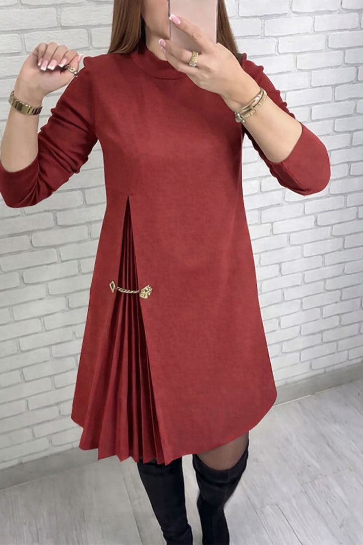 Isabelle - Elegants Kleid mit plissiertem