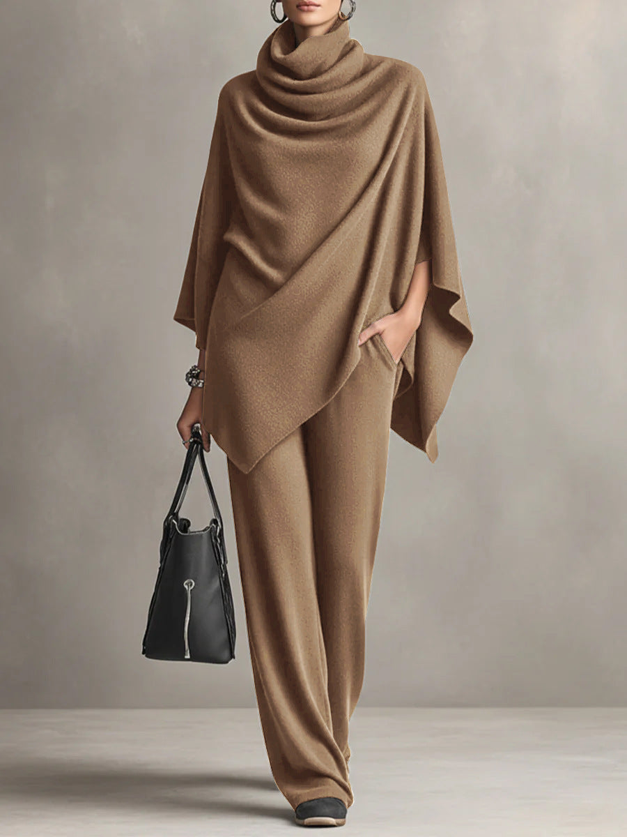 Draphelia - Elegantes, drapiertes Zweiteiler-Set
