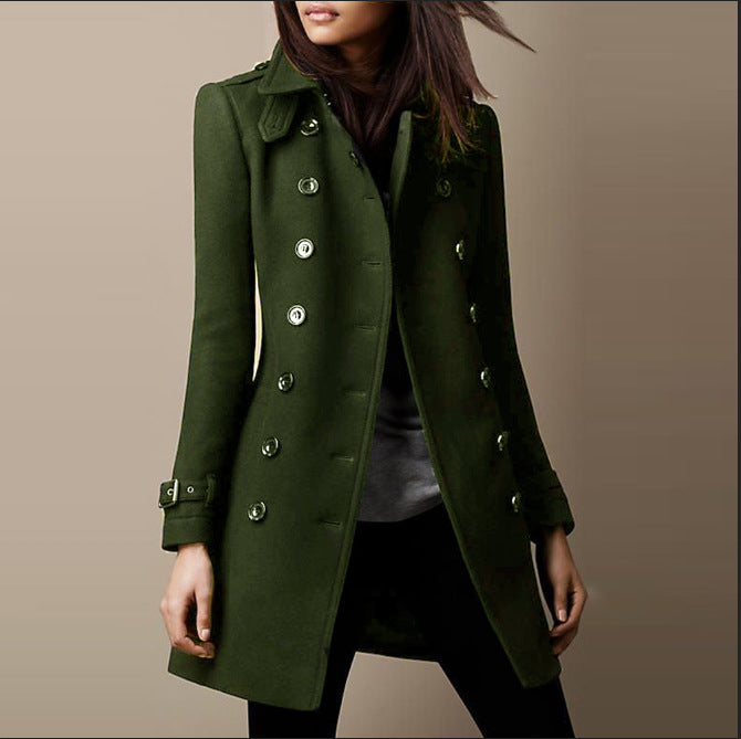 Renate - Eleganter Wintermantel aus Wolle